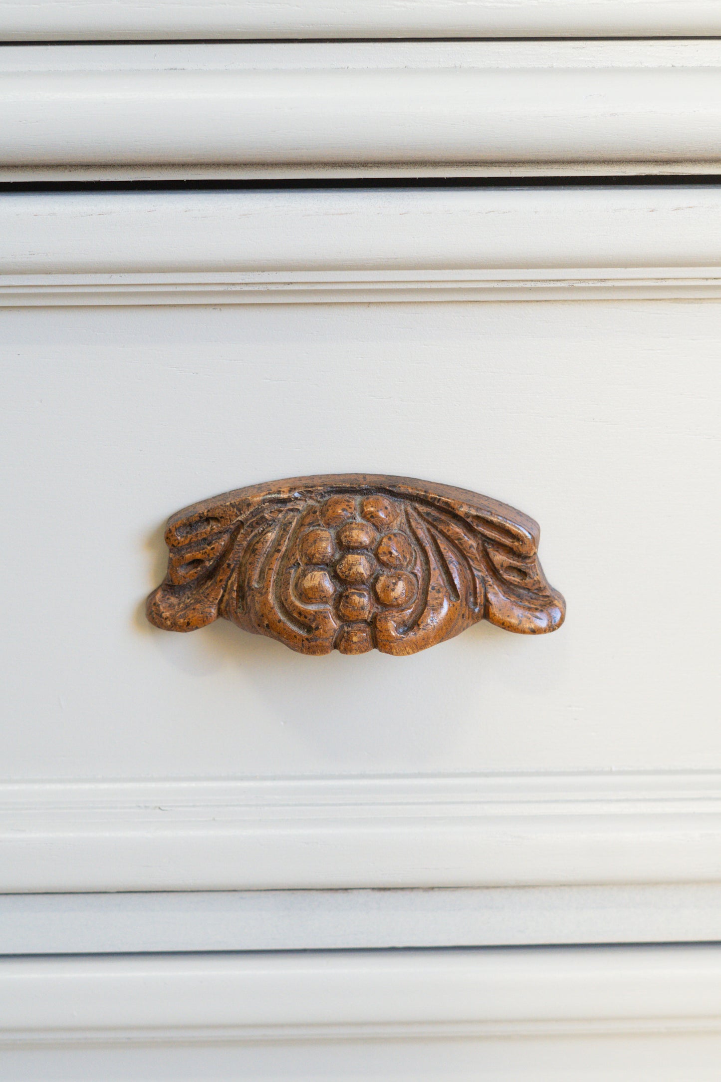 Reburbished Vanity Dresser with Oval Mirorr