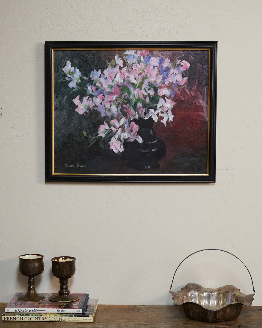 Original Oil Liliac painting— Lot 1
