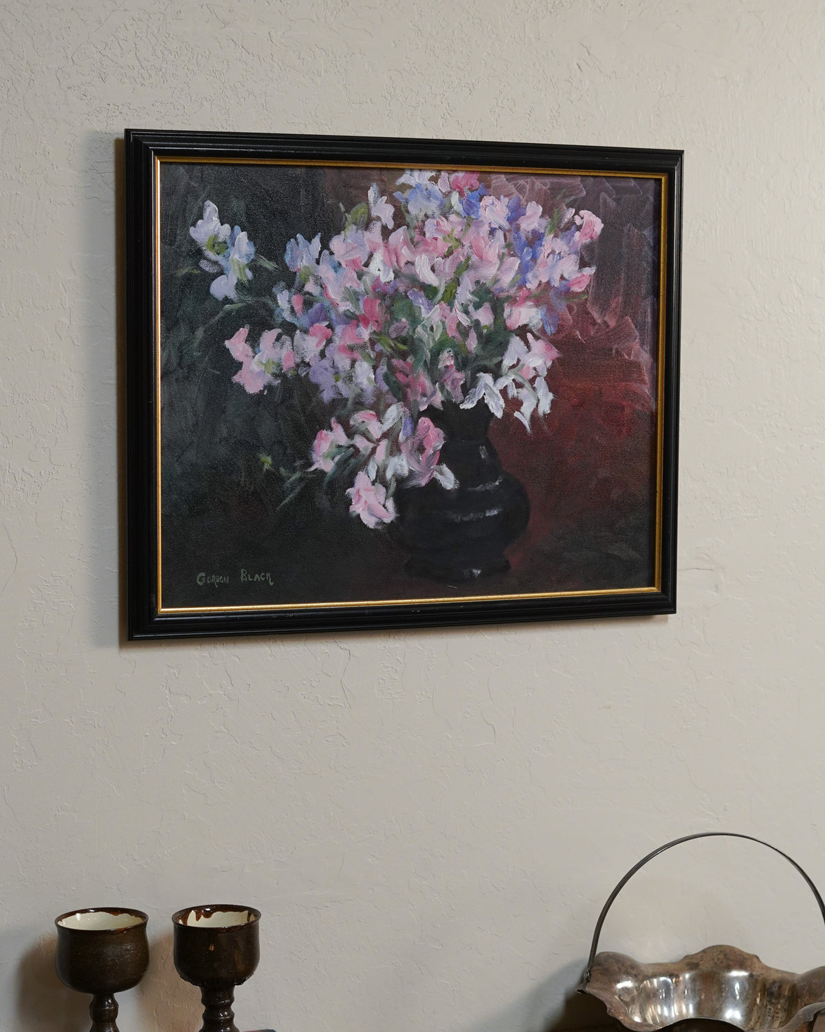 Original Oil Liliac painting— Lot 1