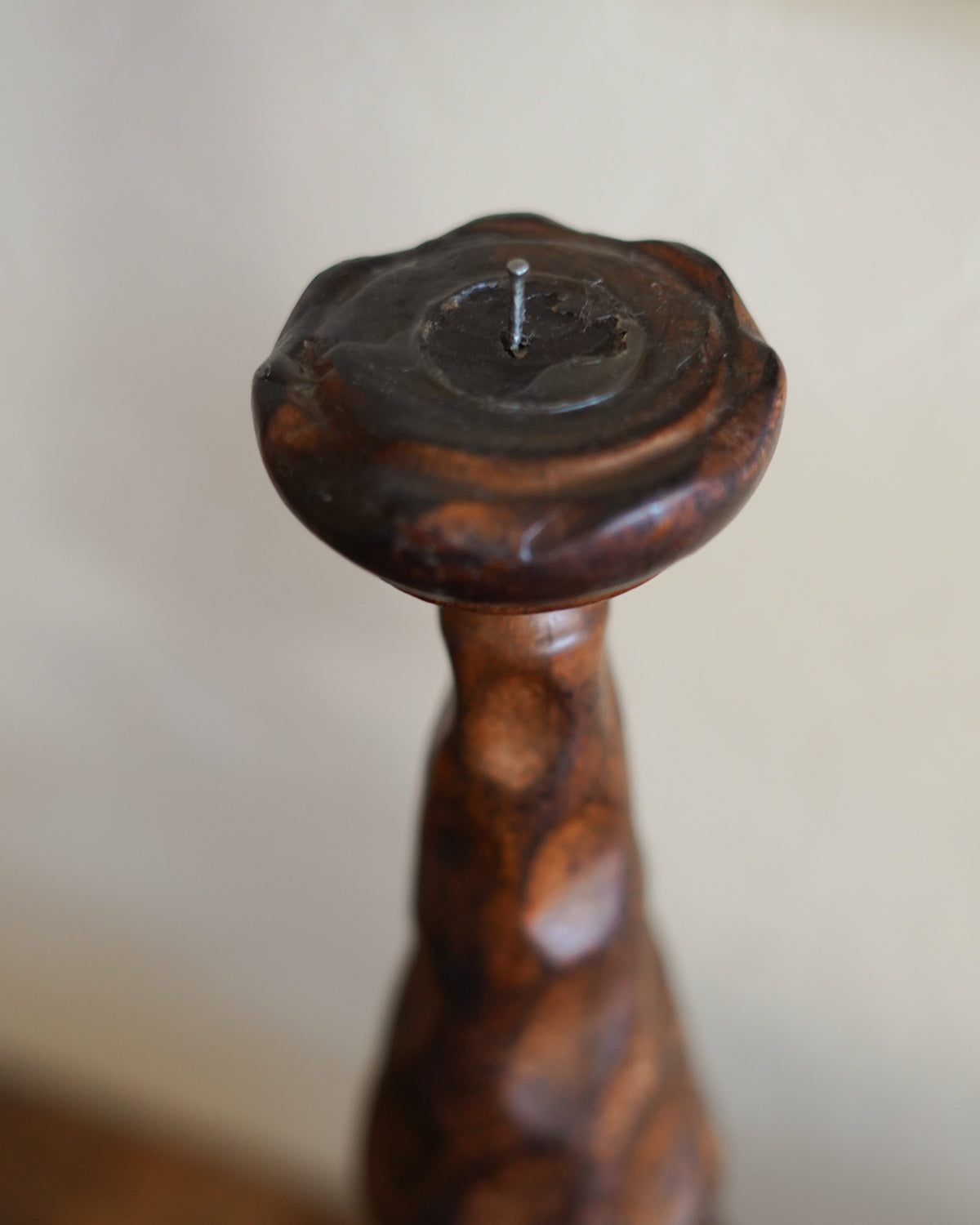 Brutalist Iron Candle Holder — Lot 103