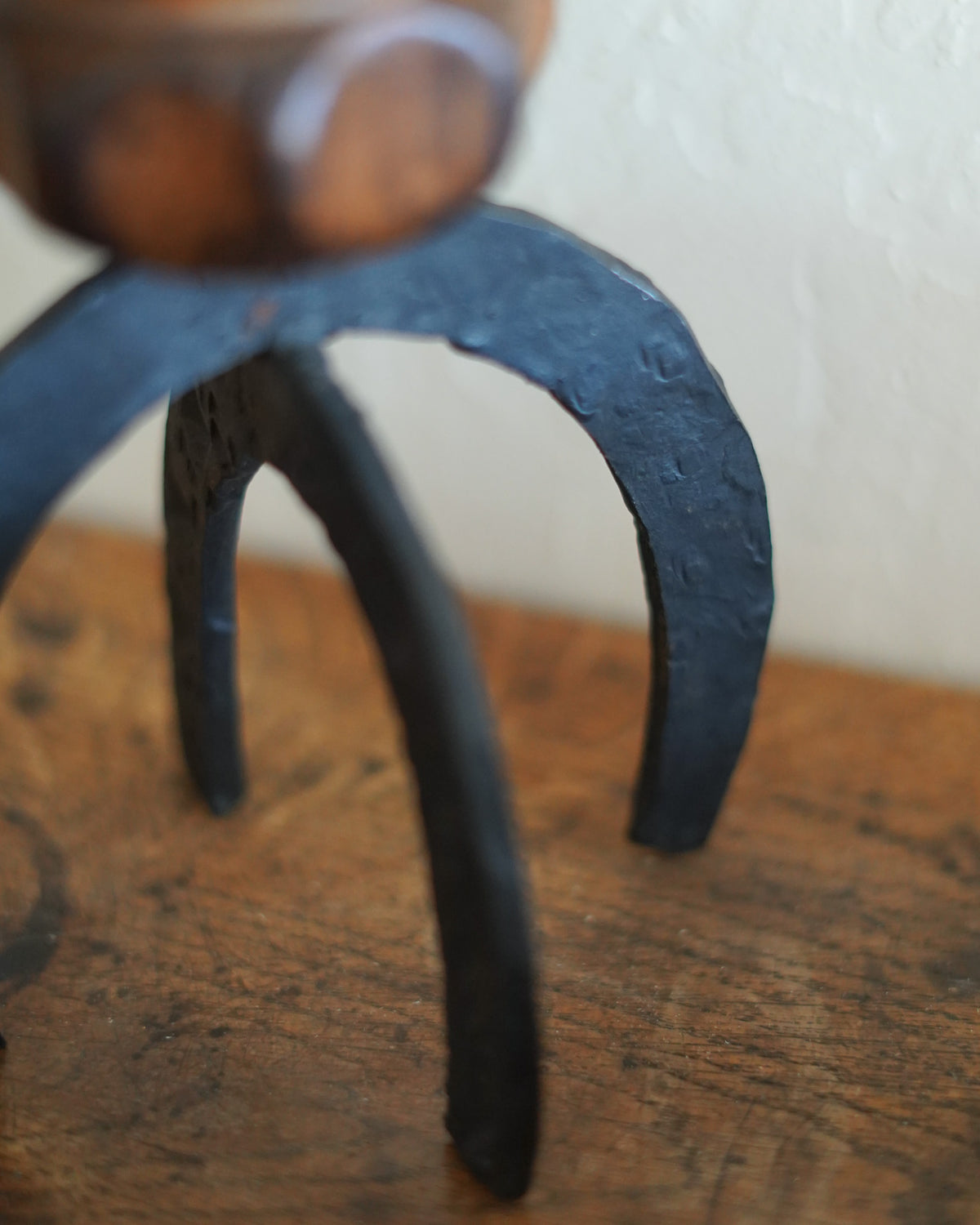 Brutalist Iron Candle Holder — Lot 103