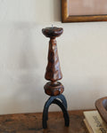 Brutalist Iron Candle Holder — Lot 103