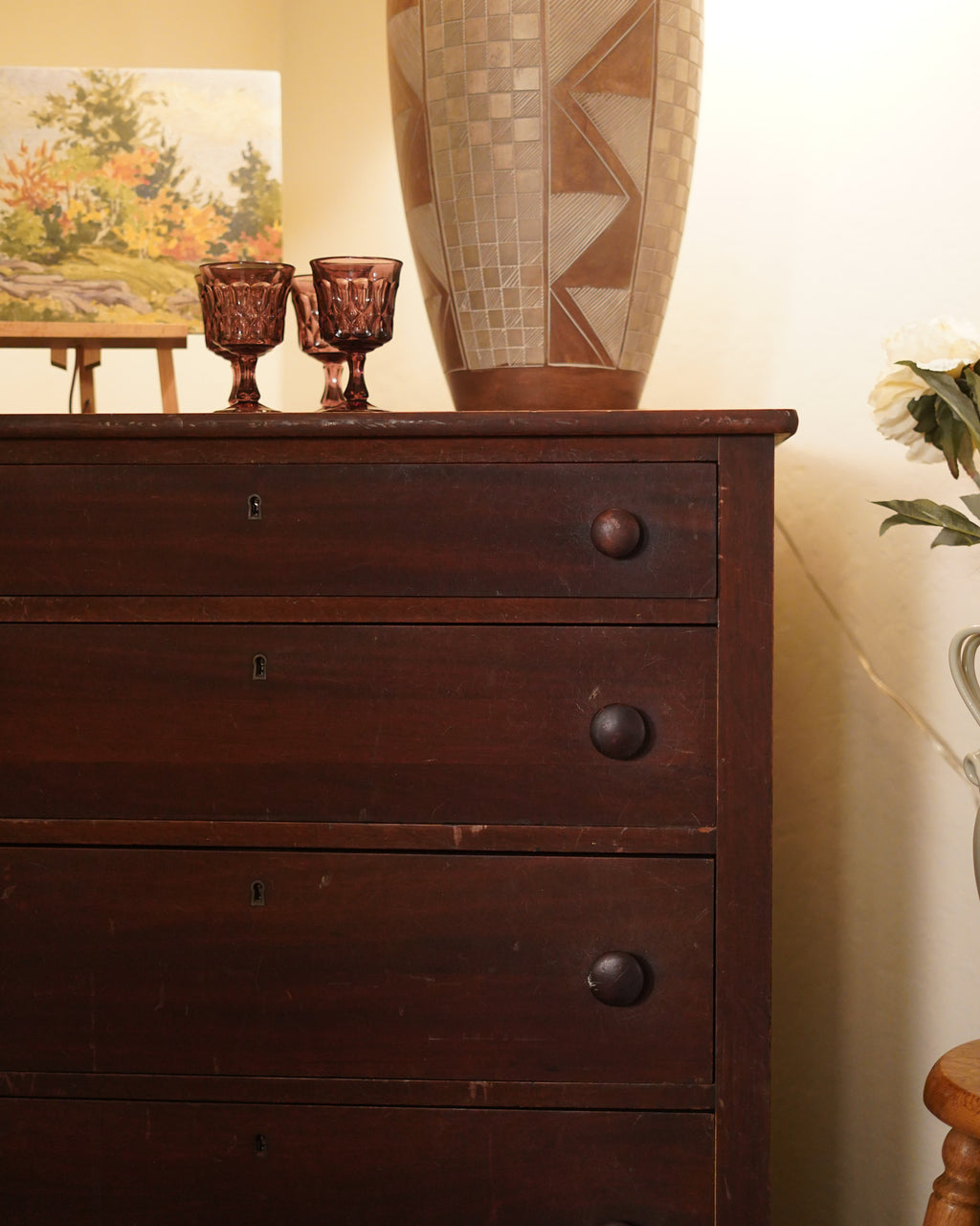 Vintage Tall Chest of Drawers