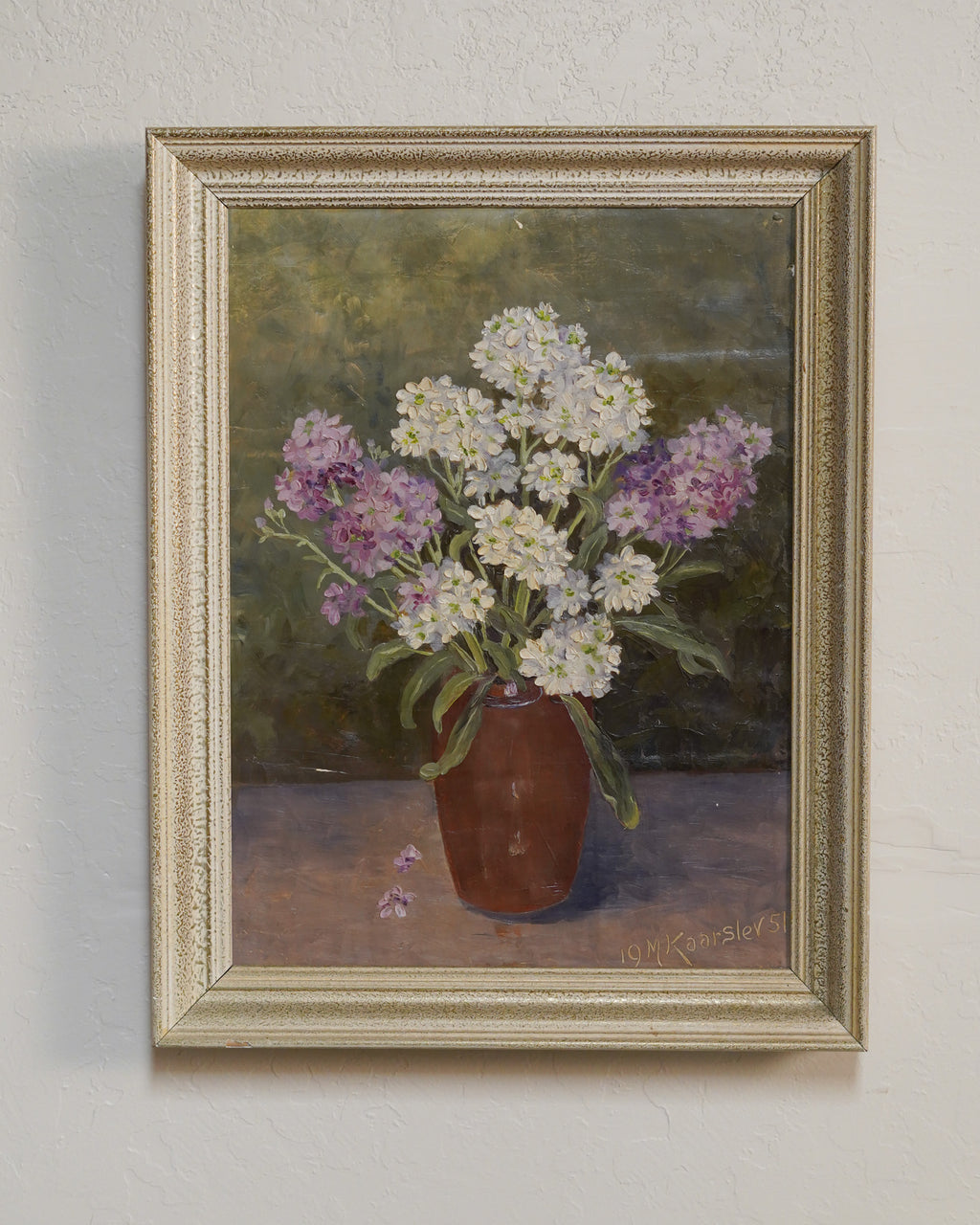 Vintage Romantic Oil Painting Original — Lot 14