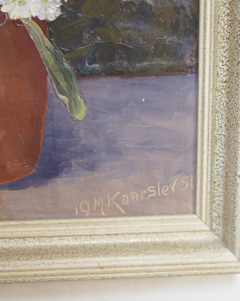 Vintage Romantic Oil Painting Original — Lot 14