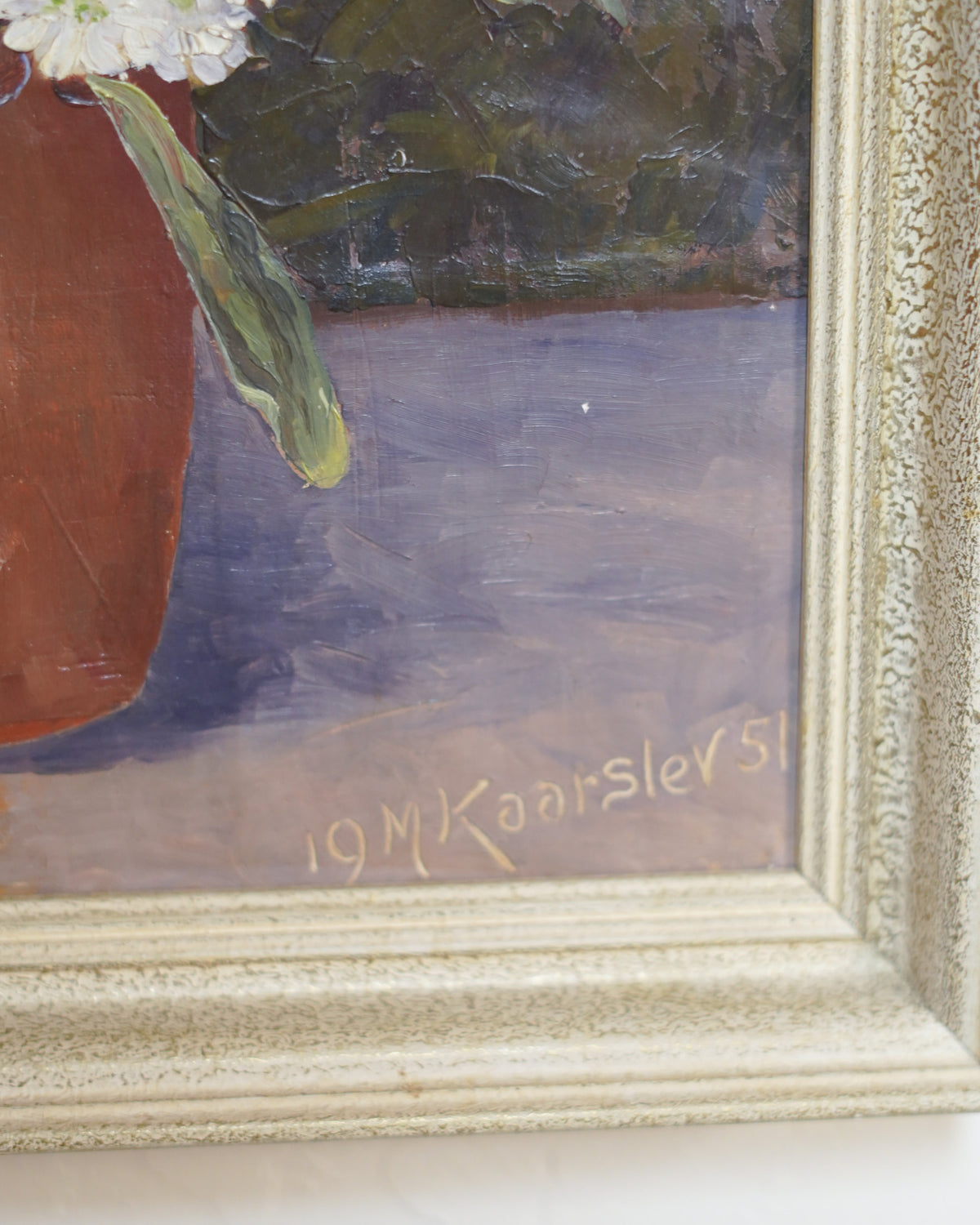 Vintage Romantic Oil Painting Original — Lot 14