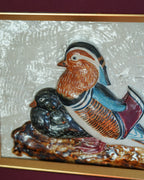 Mandarin Ducks Ceramic Tile — Lot 15