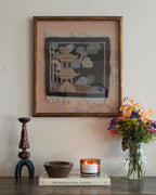 Pagoda Hooked Textile Art Panel — Lot 16
