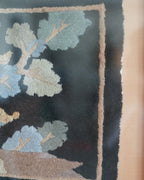 Pagoda Hooked Textile Art Panel — Lot 16