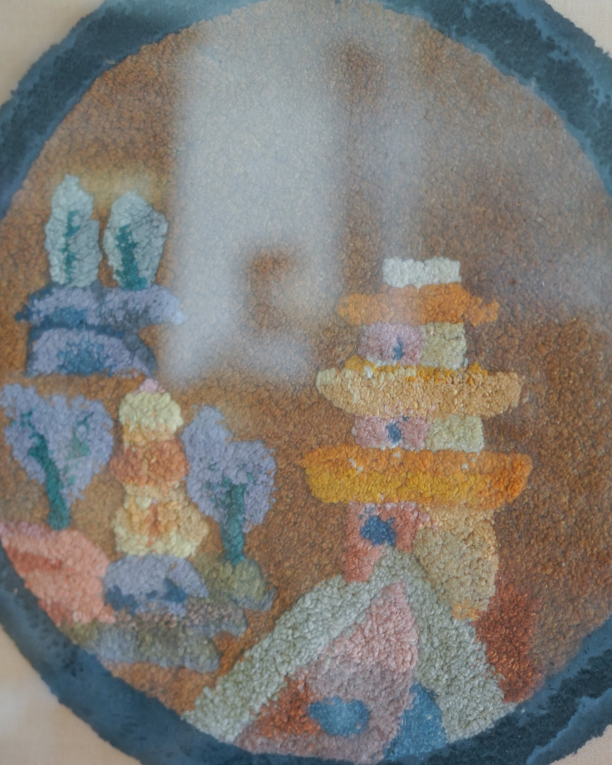 Hooked Textile Art Panel — Lot 17