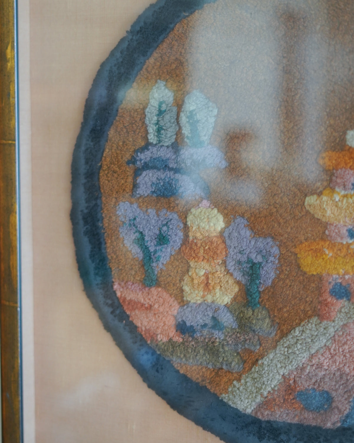Hooked Textile Art Panel — Lot 17