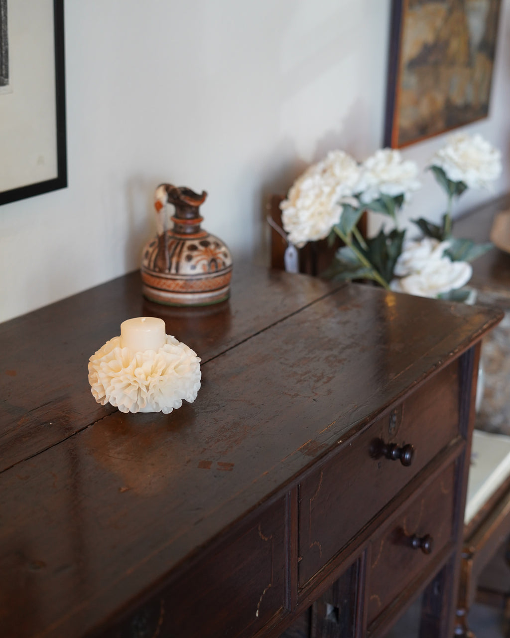 Antique Spanish Kneehole Desk