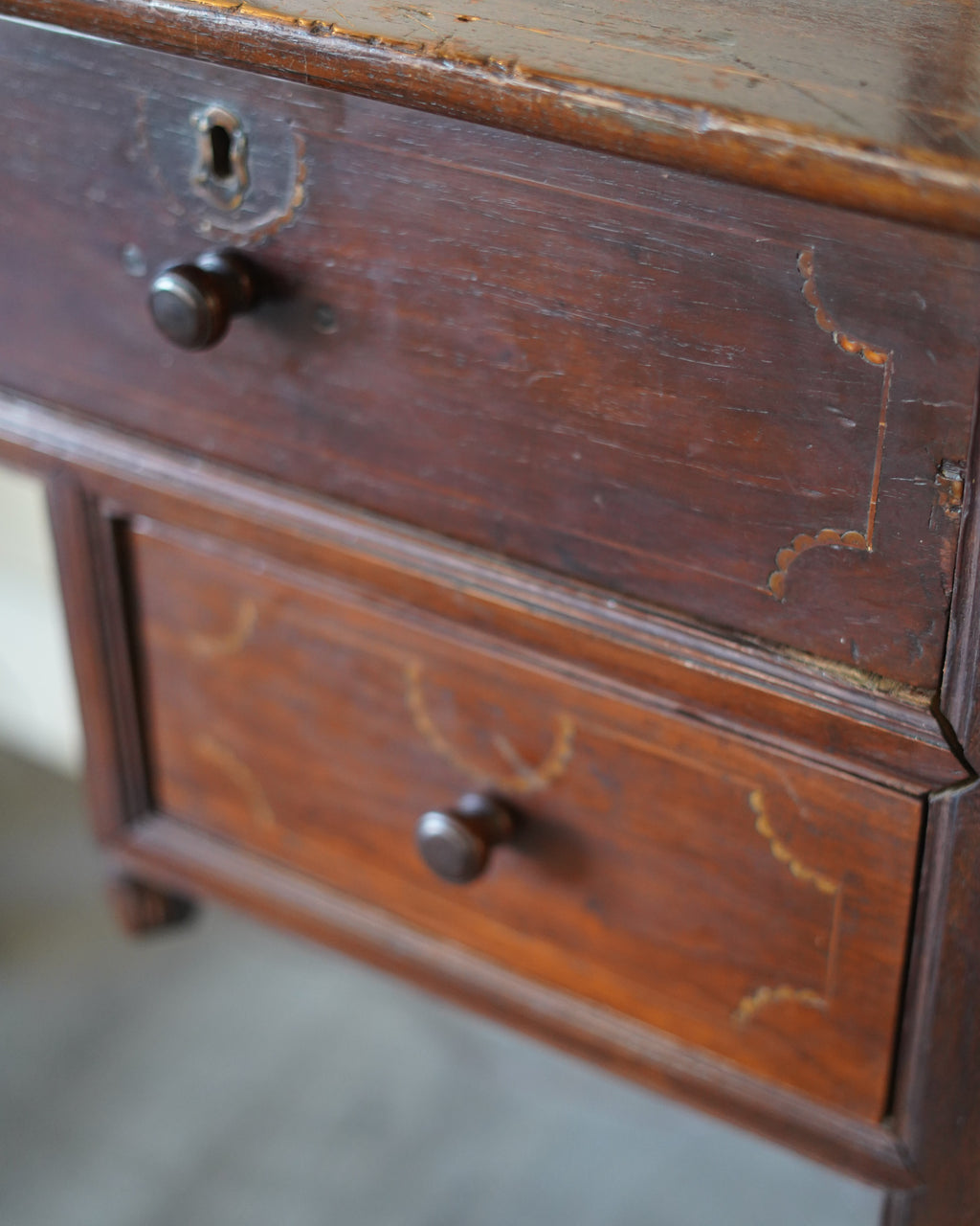 Antique Spanish Kneehole Desk