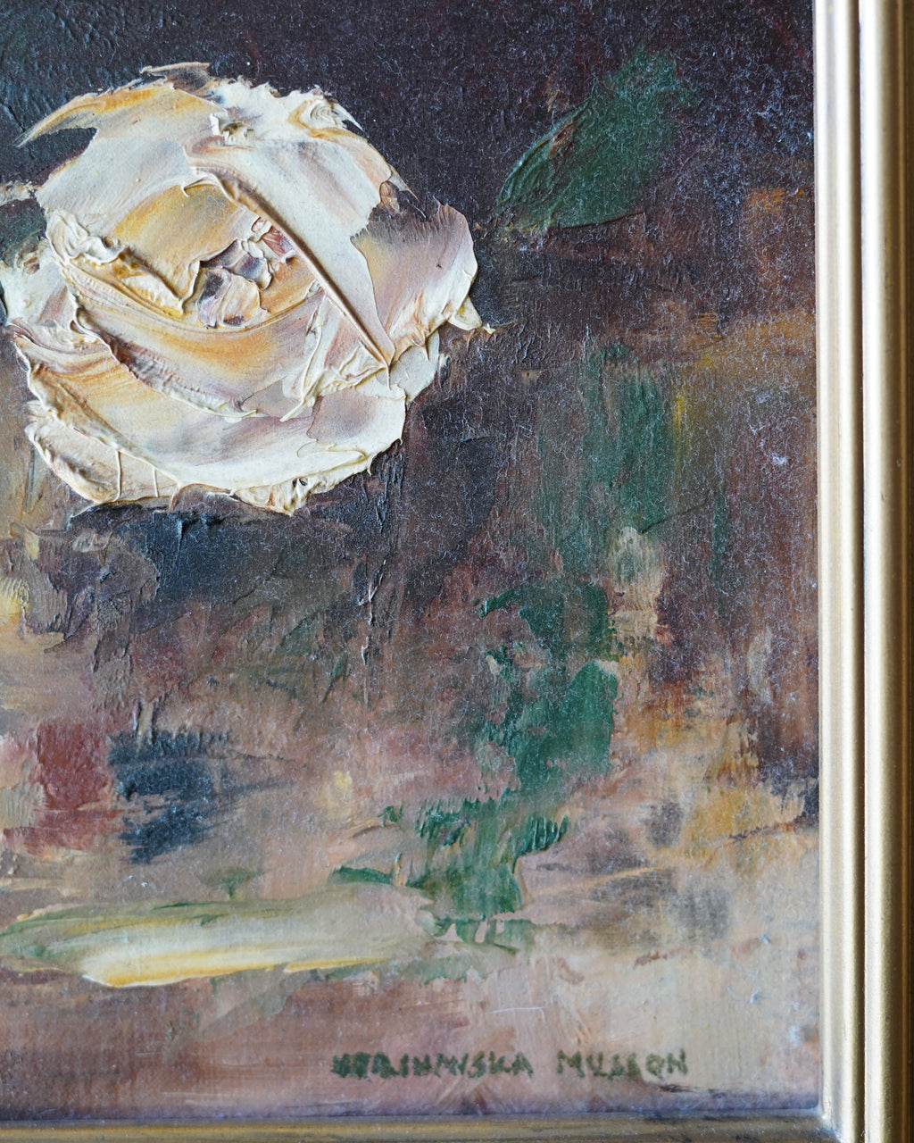 Rose Oil Painting — Lot 42