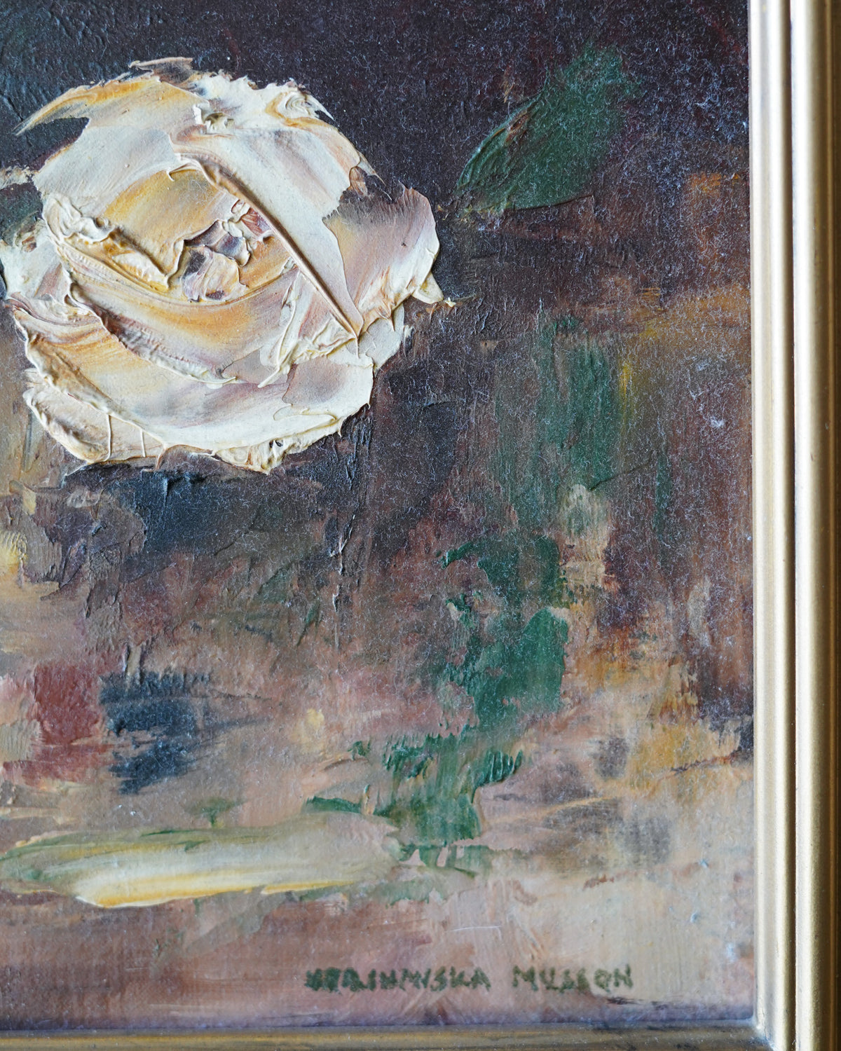 Rose Oil Painting — Lot 42