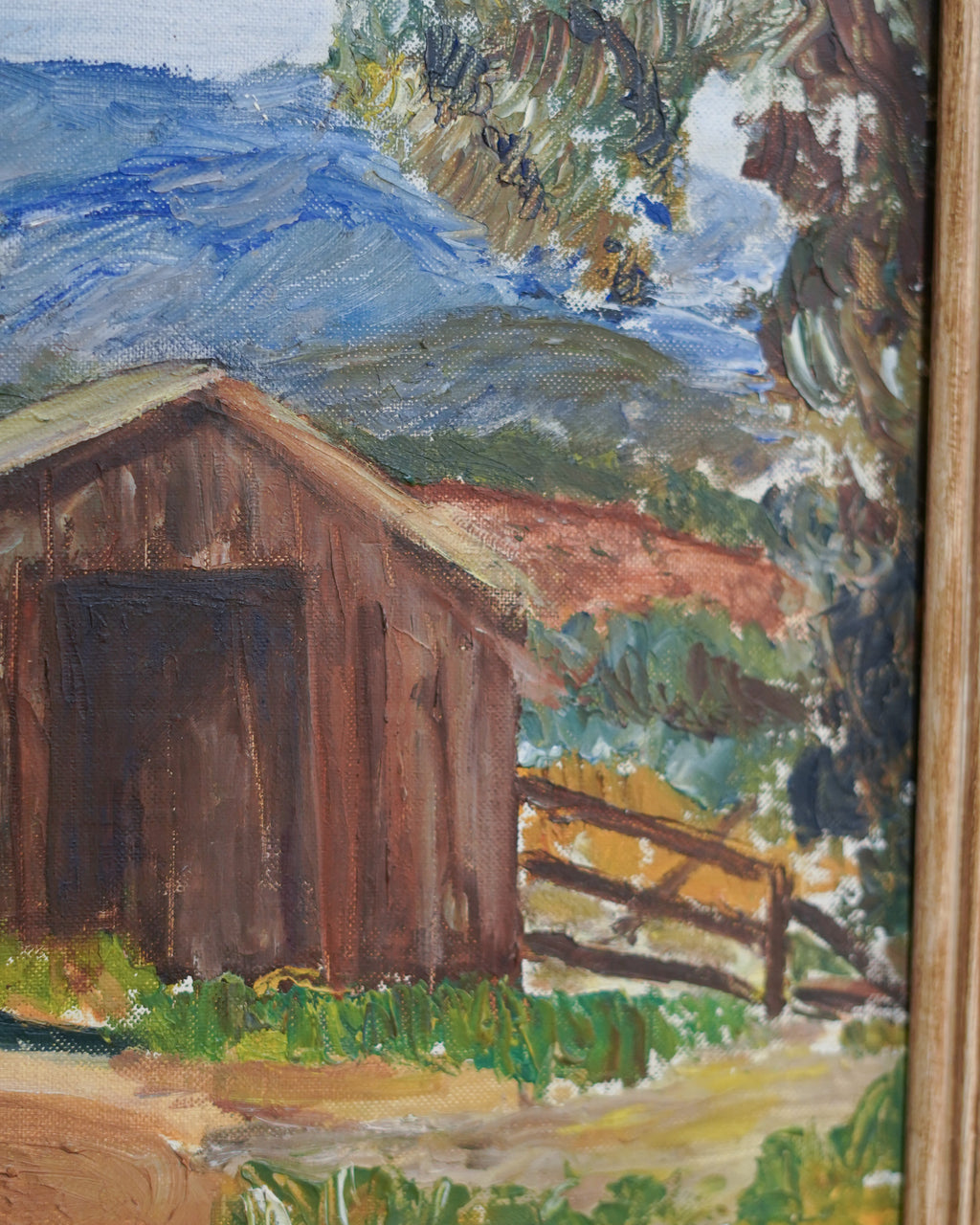 Original Oil Painting The Barn — Lot 5