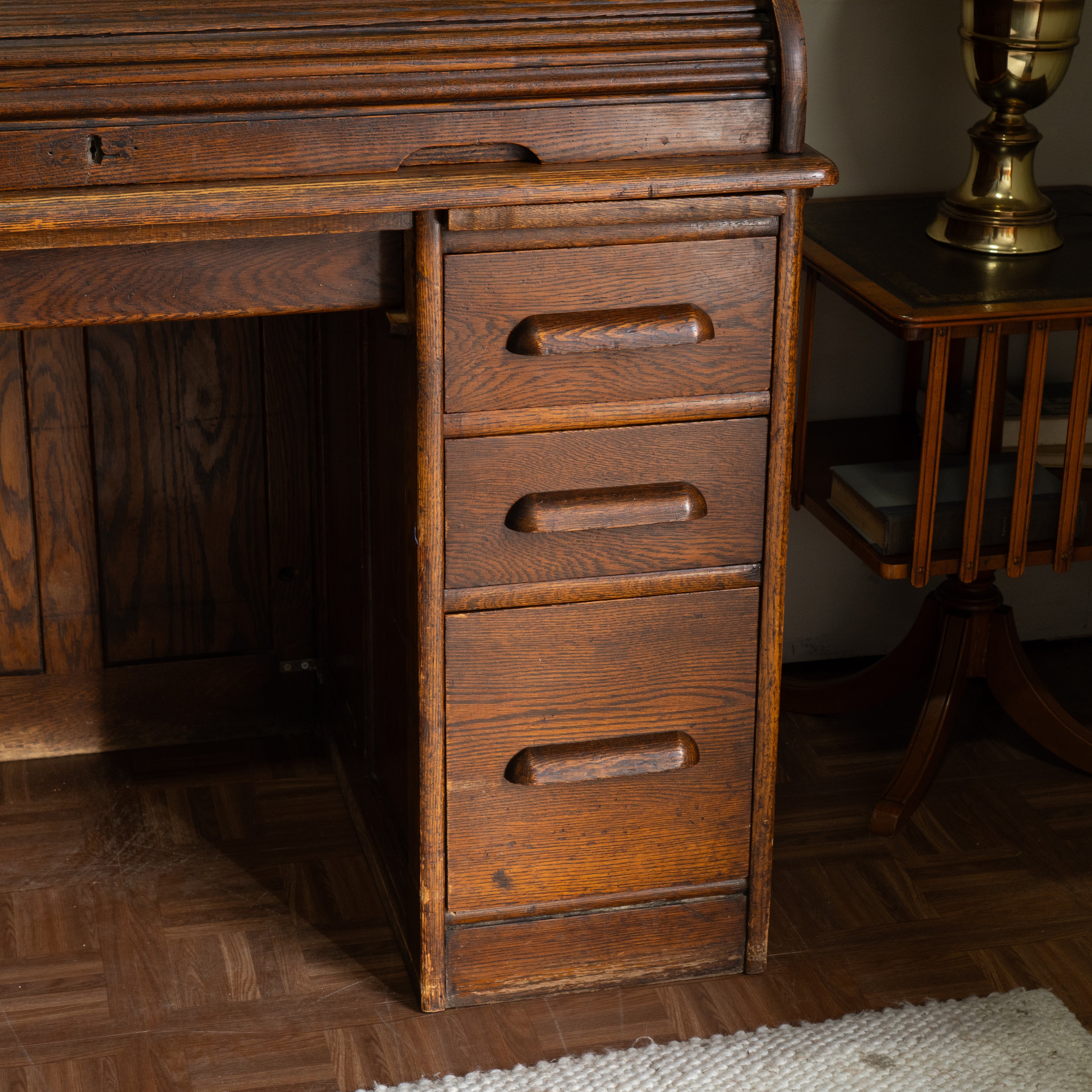 Antique Roll-Top Desk | Robert Bloch Estate | Historic San Francisco Church Provenance