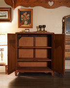 Vintage Light Wood Cupboard