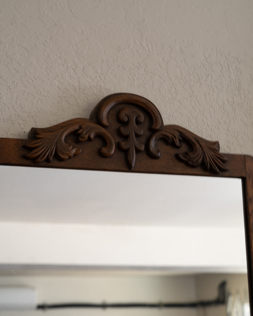 Antique Oak Three-Drawer Dresser with Original Mirror | c. 1900