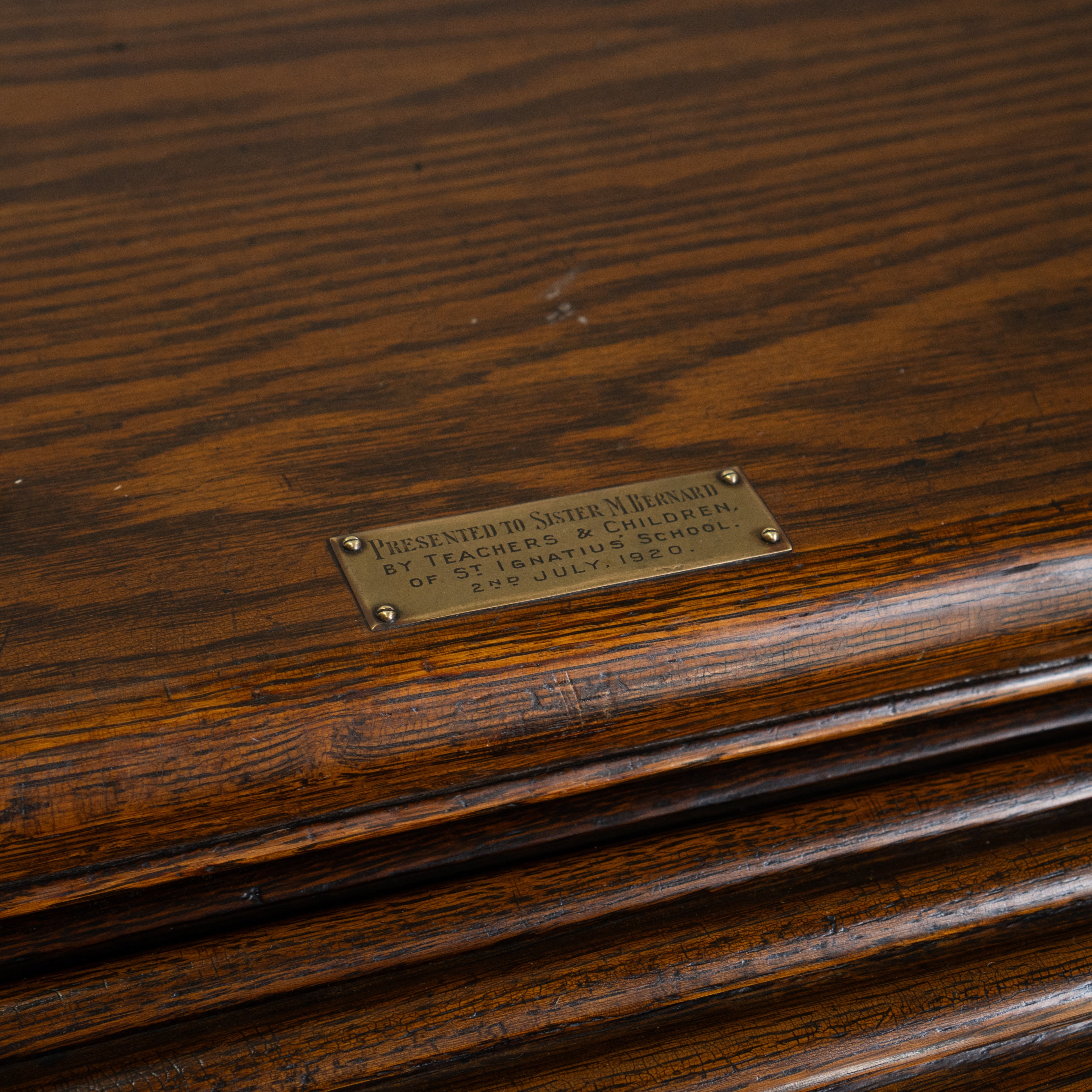 Antique Roll-Top Desk | Robert Bloch Estate | Historic San Francisco Church Provenance