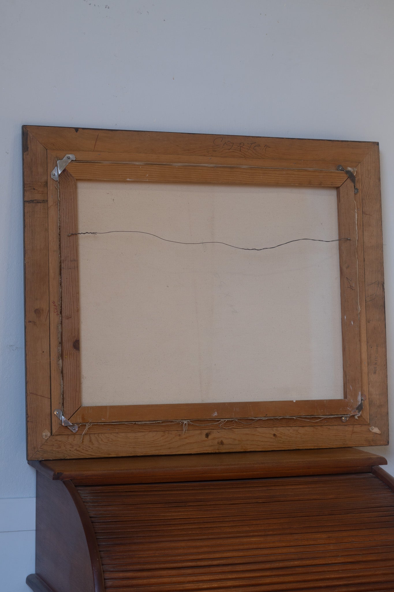BEAUTIFUL Lake & Chapel Framed Painting