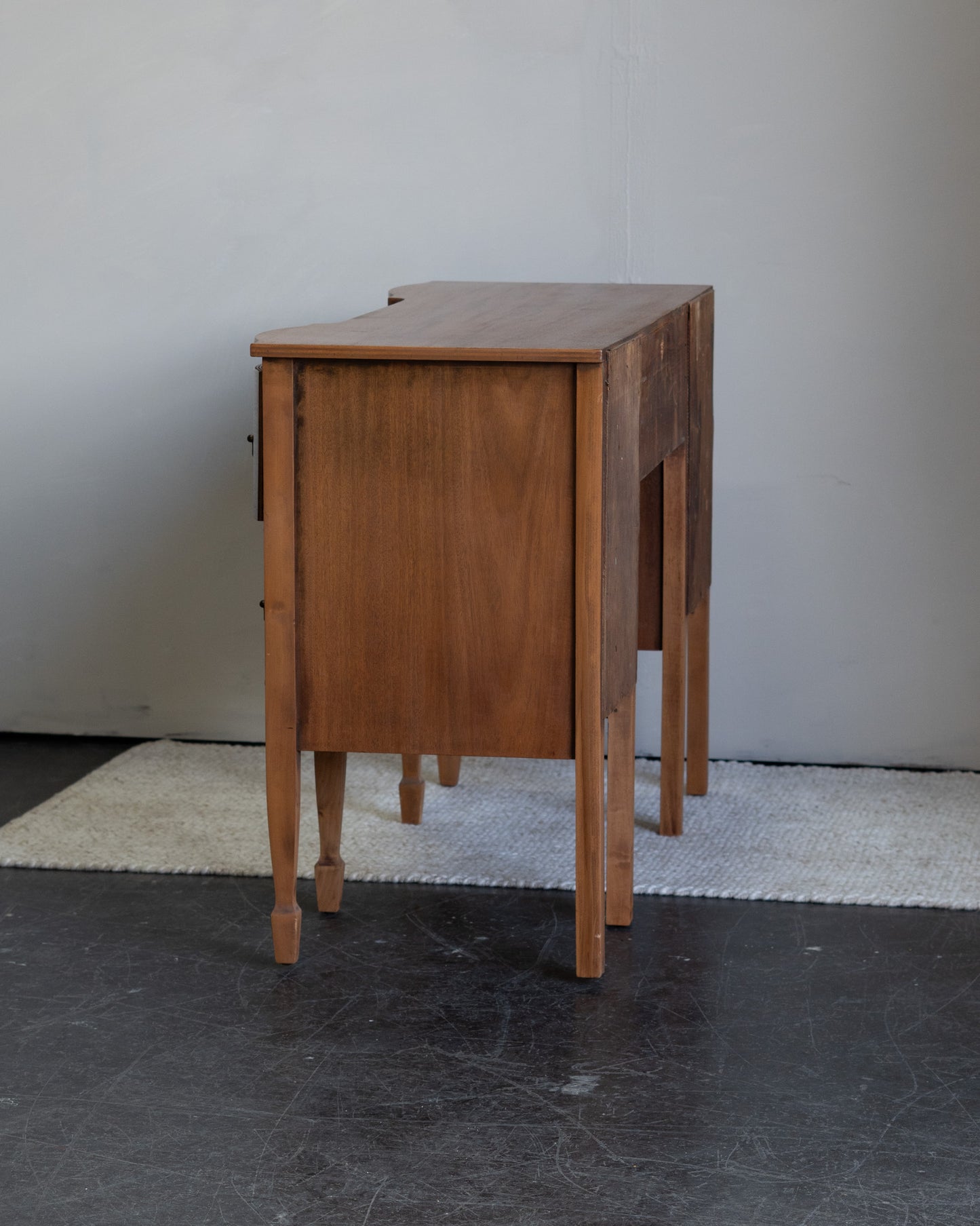 Vintage Light Wood Desk/Vanity