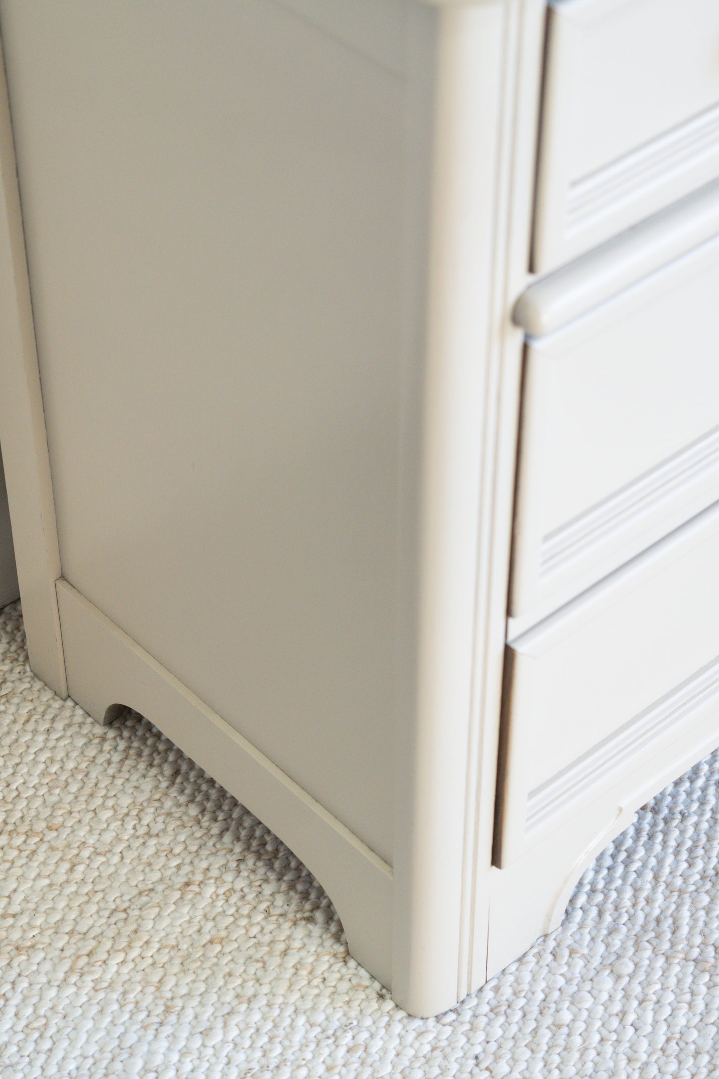 Reburbished Vanity Dresser with Oval Mirorr