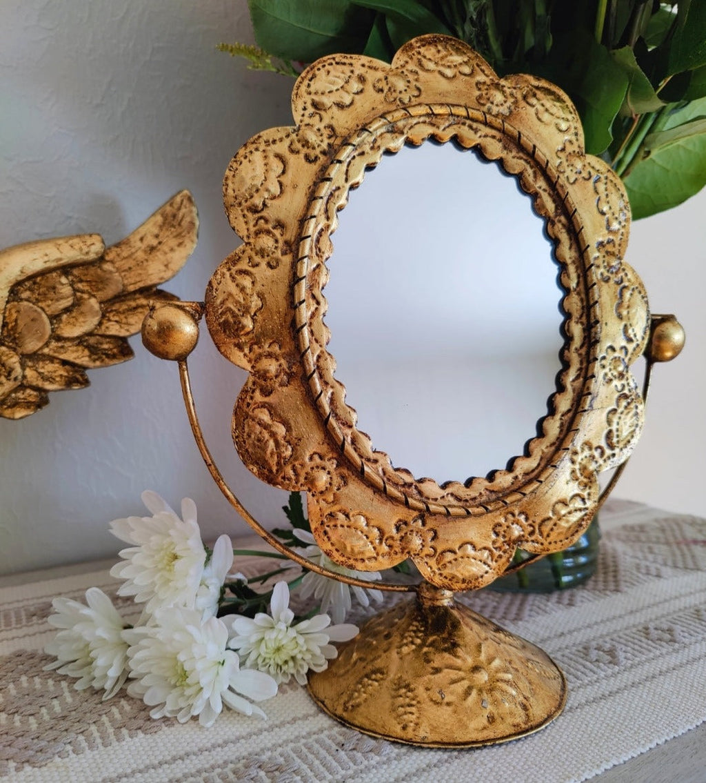 Diva Mirror (Gold Leaf)