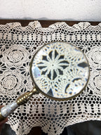 Vintage Mother of Pearl Magnifying Glass