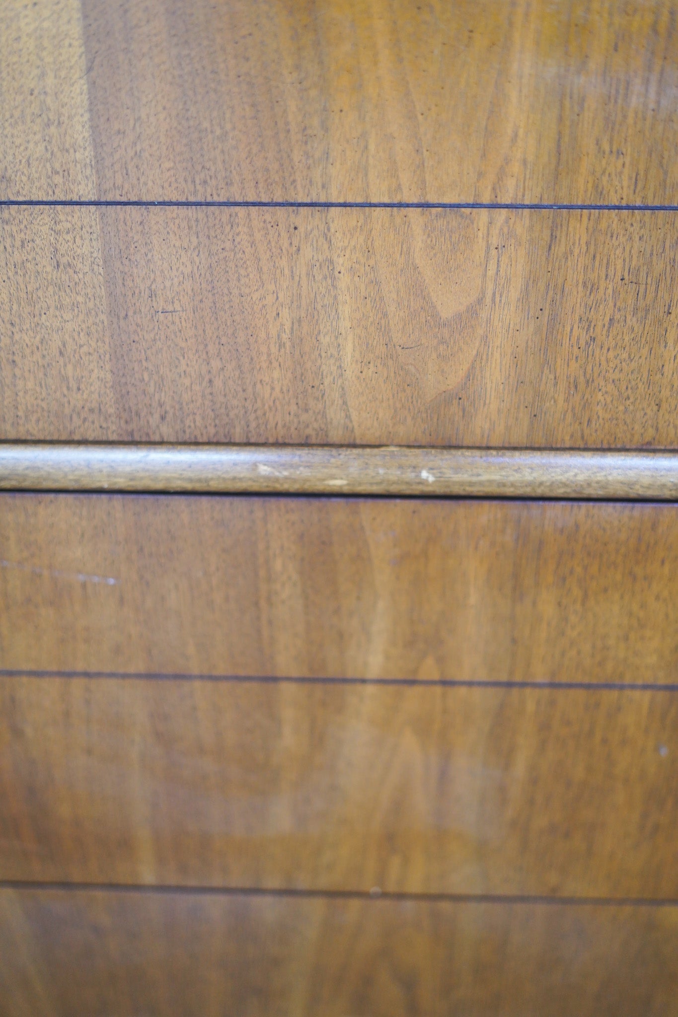 Vintage MCM Dresser with Matching Nightstand — Sold as a Set Only