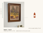 Sand — Lot 6, shown to scale next to a water bottle