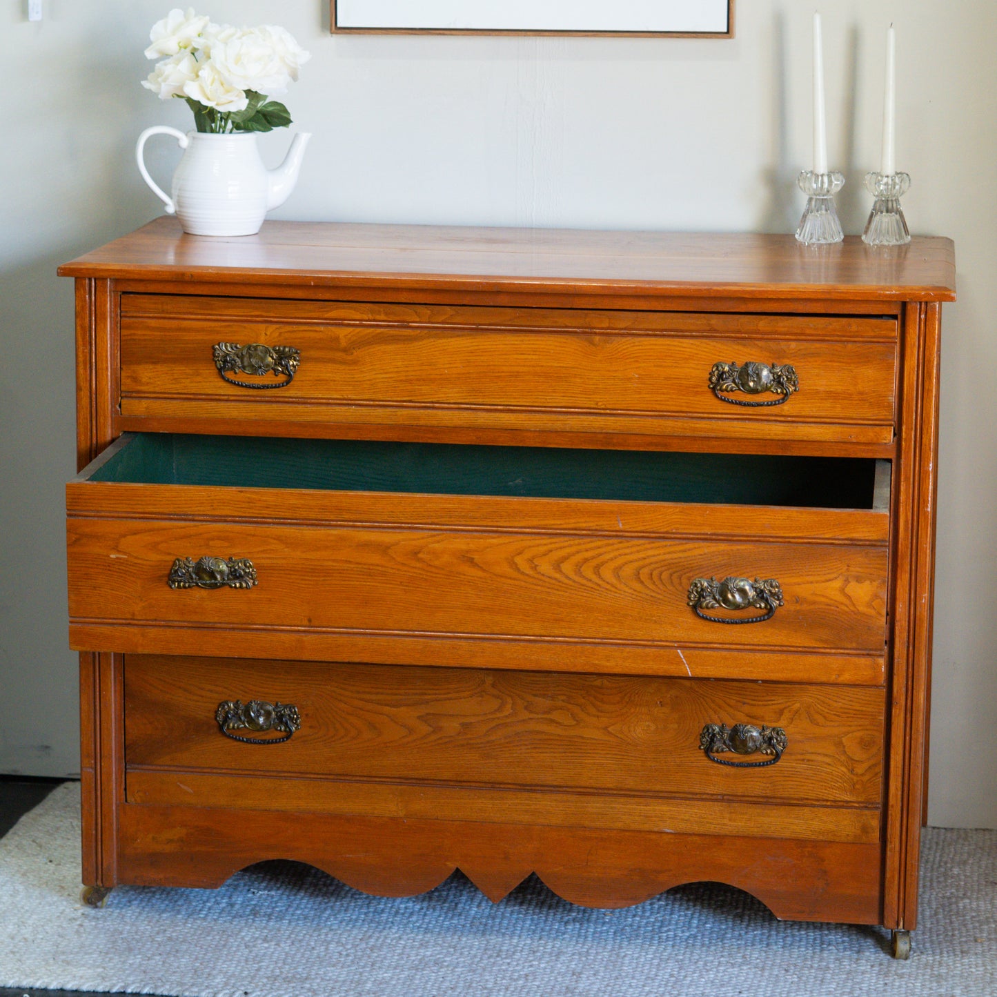 STUNNING Large Vintage dresser