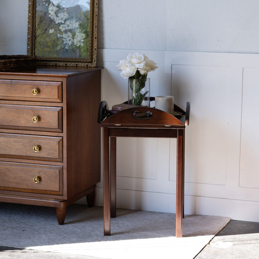 Antique Butler Tray Stand