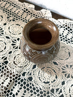 Anisio Para Brazilian Pottery Vase, top view