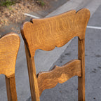 Oak Antique Dining Chairs – Set of 4