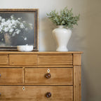 Antique c.1900 Classical Revival Chest | 5 Drawers + Secret Drawer | Continental