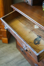 Antique Fruit Handle Dresser (Dark Finish)