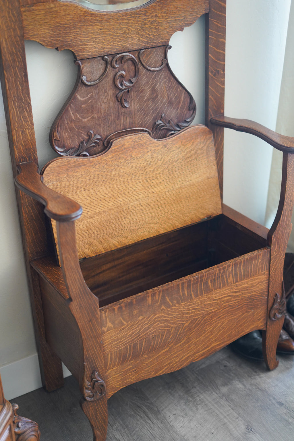 Antique Edwardian Hall Tree