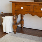 Antique Pine Farmhouse Console Table | 100+ Years | Dovetail Drawers | $675