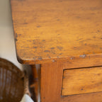 Antique Pine Farmhouse Console Table | 100+ Years | Dovetail Drawers | $675