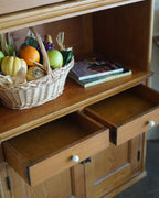 Antique Pine Hutch – Tall Antique Kitchen Cabinet | San Jose