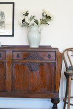 Jacobean-Style Oak Buffet