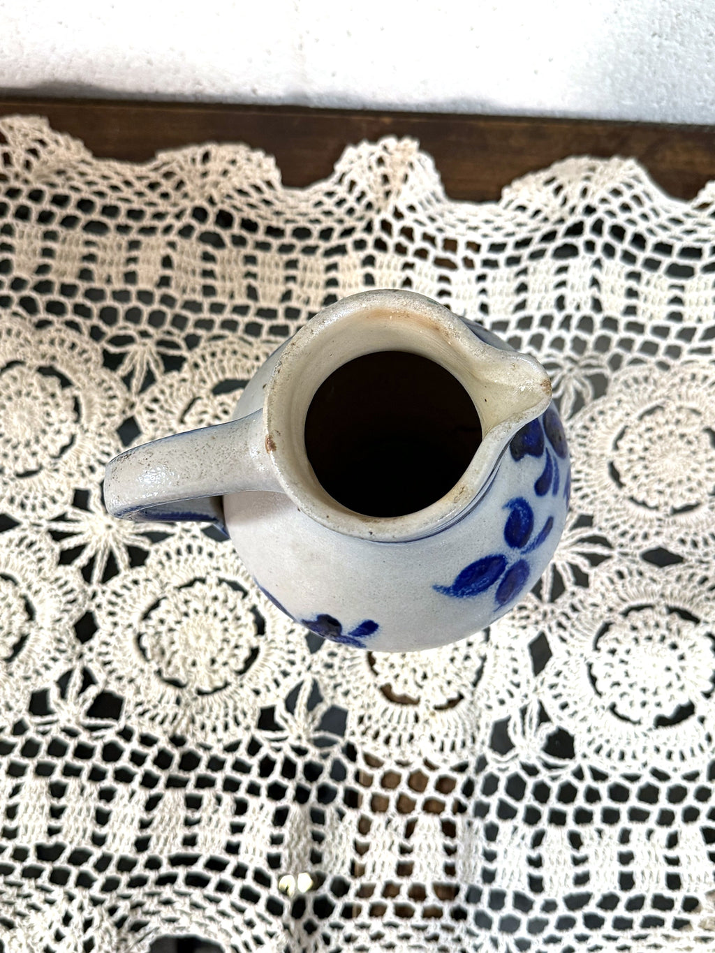 Vintage German Schilz Salt-Glazed Pitcher