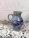 Vintage M&R German Salt-Glazed Pitcher