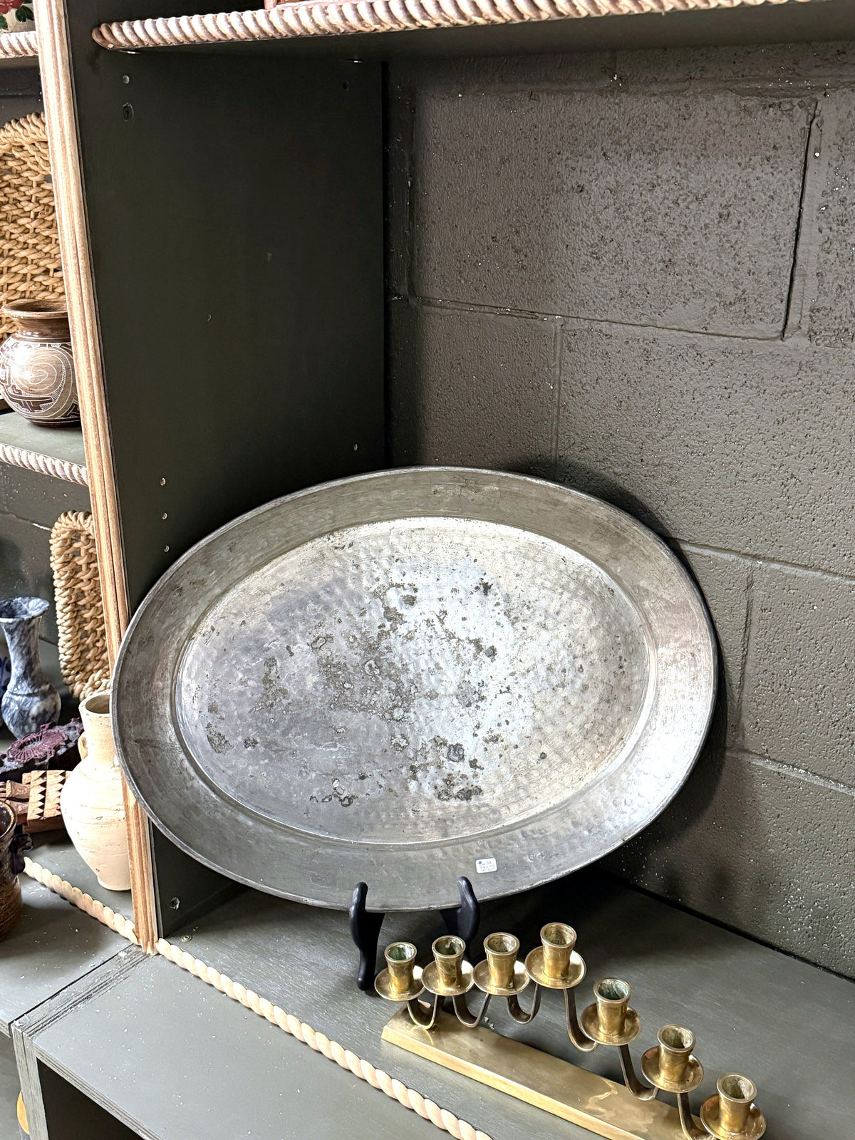 Vintage Hammered Turkish Tray