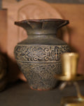 Vintage Japanese Cast Iron Vase