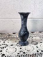 Vintage Black Marble Vase