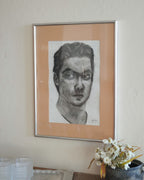 Charcoal Portrait Sketch — A.T. '95
