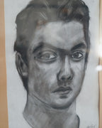 Charcoal Portrait Sketch — A.T. '95
