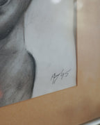 Charcoal Portrait Sketch — A.T. '95